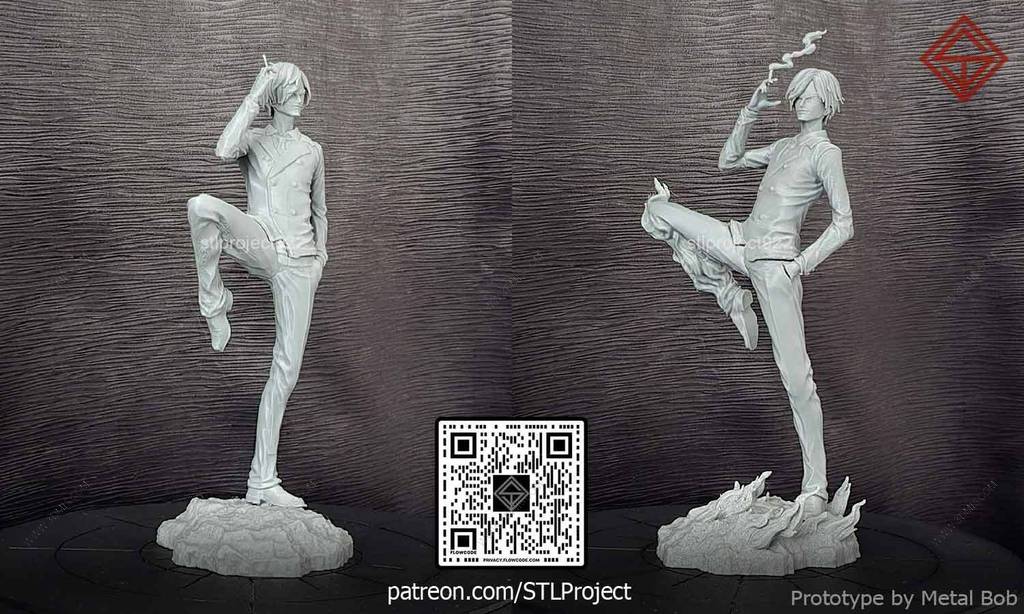 P站图纸印象馆 STL Project 海贼王 山治 STL Project 海贼王 山治