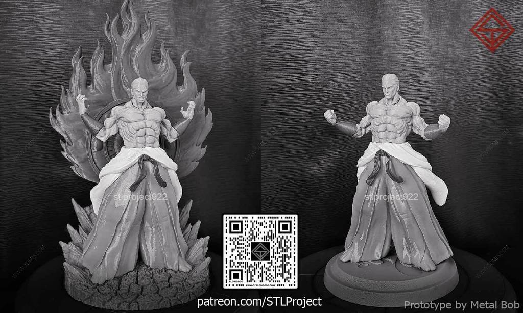 P站图纸印象馆 STL Project 饿狼传说 吉斯·霍华德 STL Project 饿狼传说 吉斯·霍华德