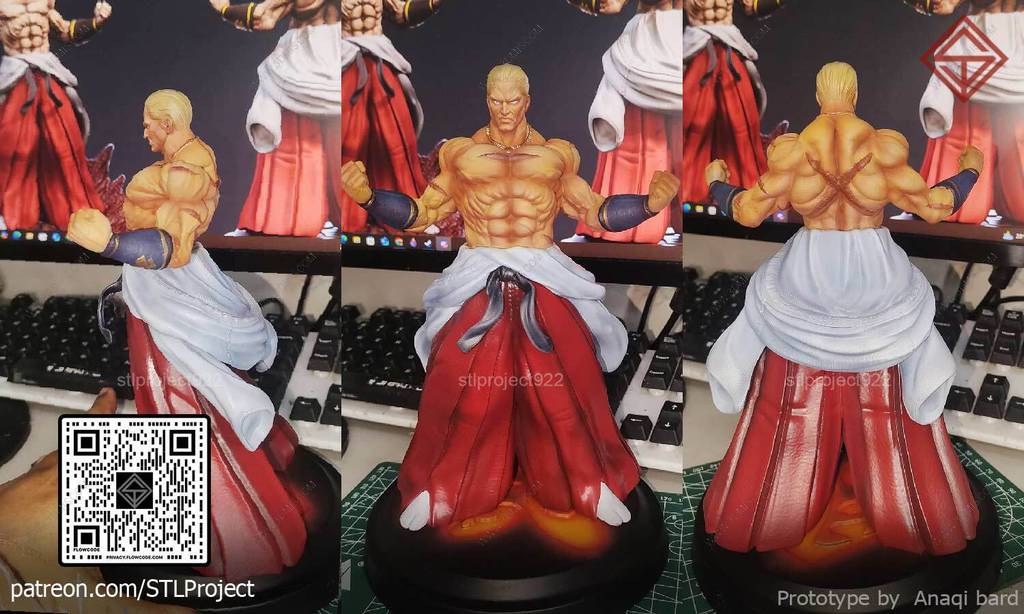 P站图纸印象馆 STL Project 饿狼传说 吉斯·霍华德 STL Project 饿狼传说 吉斯·霍华德