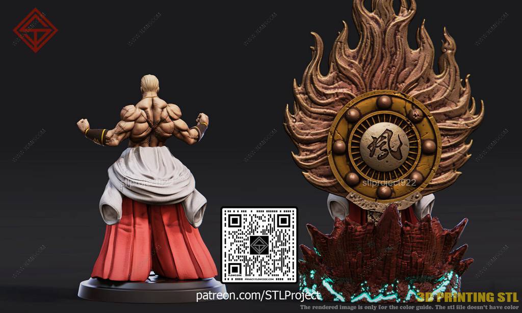 P站图纸印象馆 STL Project 饿狼传说 吉斯·霍华德 STL Project 饿狼传说 吉斯·霍华德