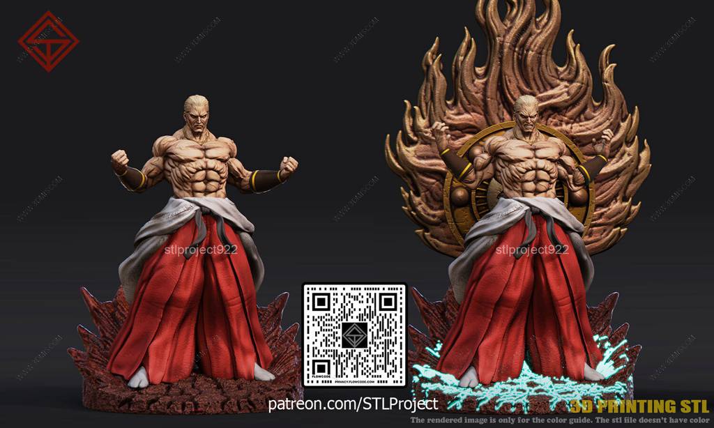 P站图纸印象馆 STL Project 饿狼传说 吉斯·霍华德 STL Project 饿狼传说 吉斯·霍华德