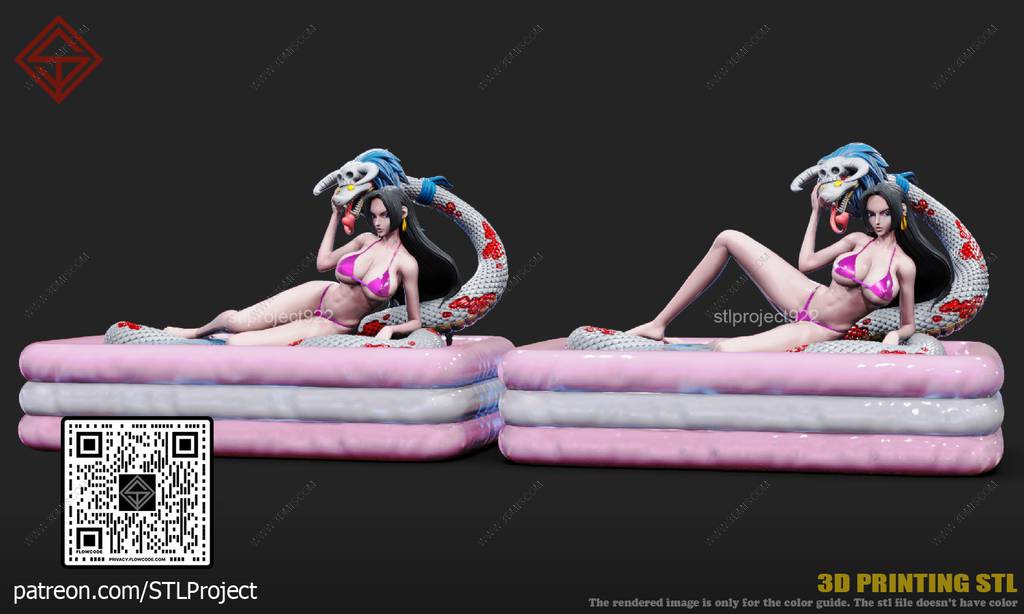 P站图纸印象馆 STL Project 海贼王 波雅·汉库克 STL Project 海贼王 波雅·汉库克