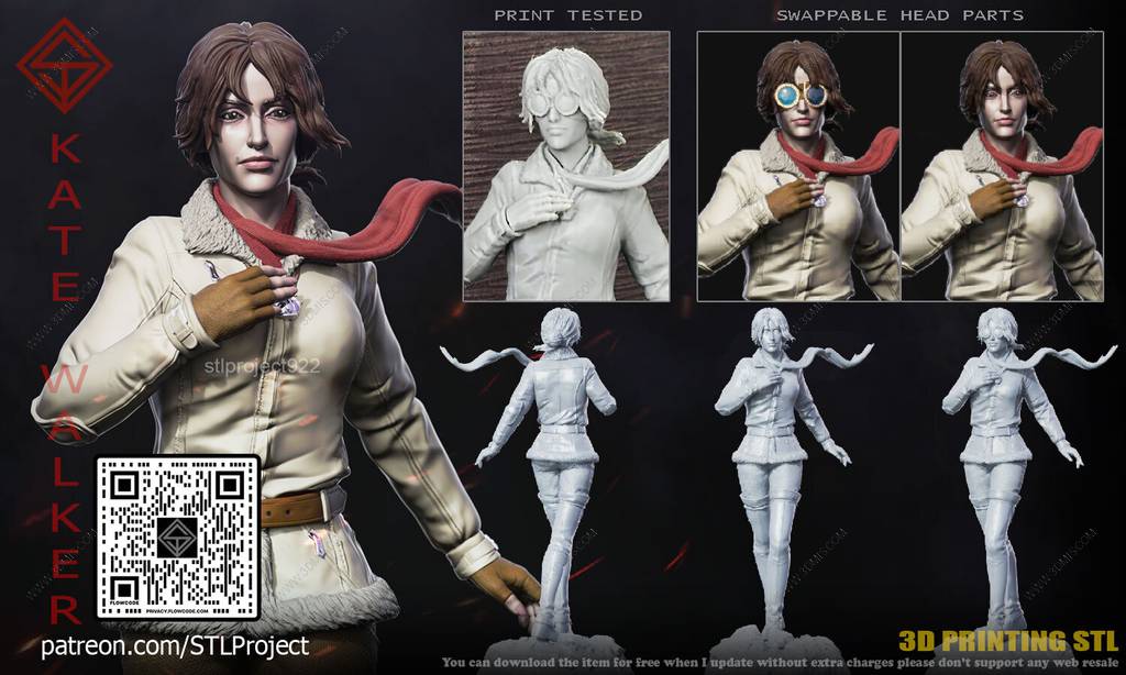 P站图纸印象馆 STL Project 赛伯利亚之谜 凯特·沃克 STL Project 赛伯利亚之谜 凯特·沃克