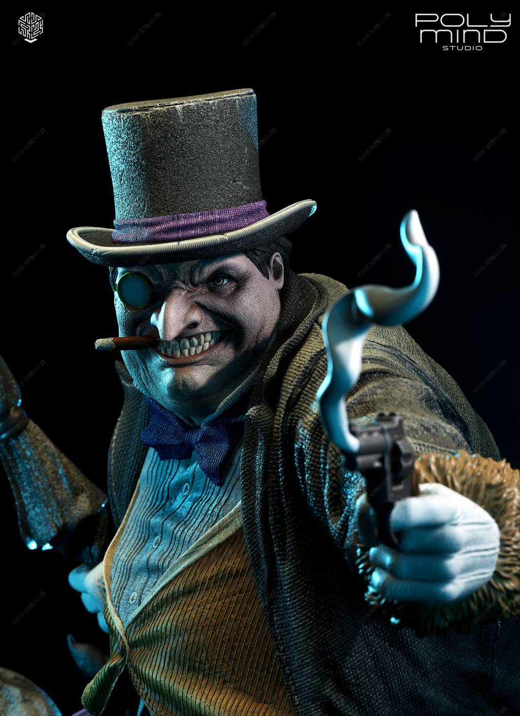 P站图纸印象馆 PolyMind DC漫画 企鹅人 PolyMind DC漫画 企鹅人