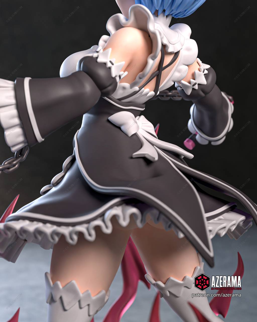 P站图纸印象馆 Azerama 从零开始的异世界生活 雷姆 Azerama 从零开始的异世界生活 雷姆