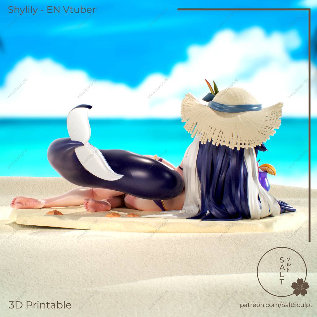 P站图纸印象馆 SaltSculpt 虚拟偶像 夏莉莉 SaltSculpt 虚拟偶像 夏莉莉