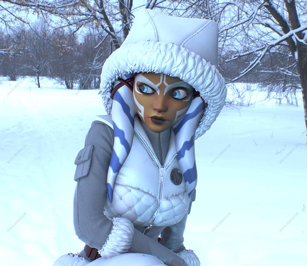 P站图纸印象馆 Messias 3D 星球大战 阿索卡·塔诺 Messias 3D 星球大战 阿索卡·塔诺