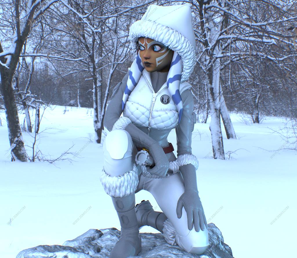 P站图纸印象馆 Messias 3D 星球大战 阿索卡·塔诺 Messias 3D 星球大战 阿索卡·塔诺