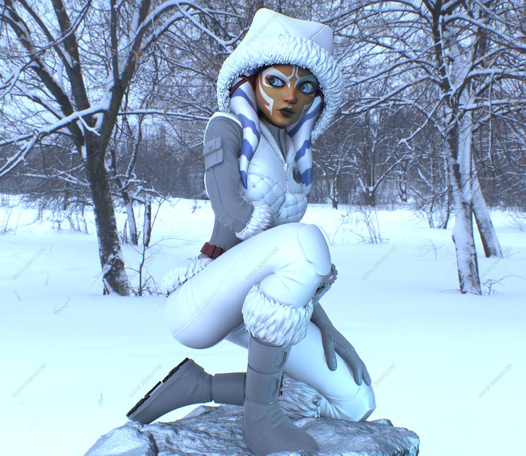 P站图纸印象馆 Messias 3D 星球大战 阿索卡·塔诺 Messias 3D 星球大战 阿索卡·塔诺