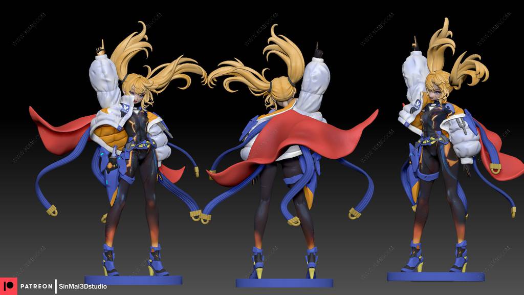 P站图纸印象馆 Sin3Dstudio 胜利女神:妮姬 拉普拉斯 Sin3Dstudio 胜利女神:妮姬 拉普拉斯