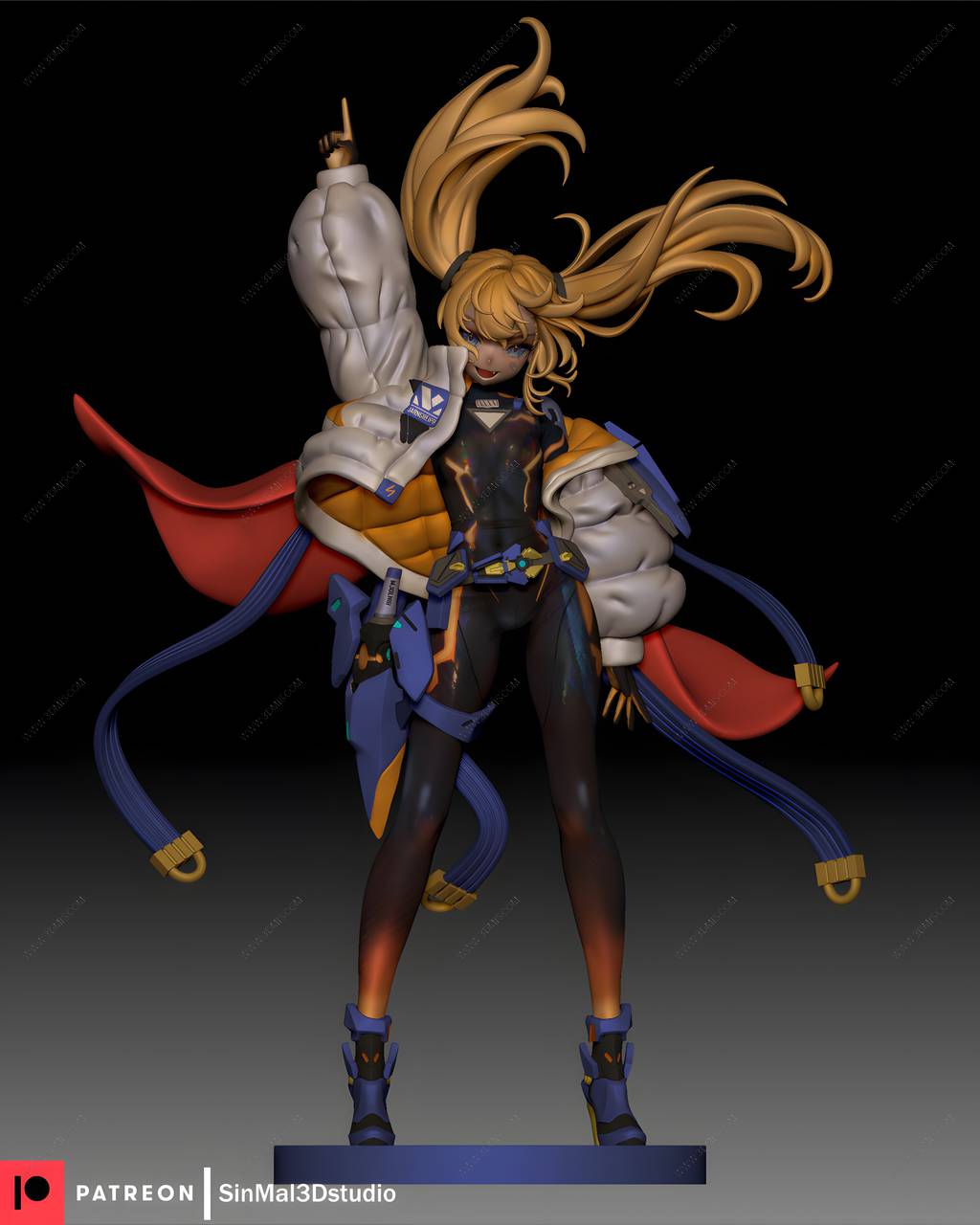 P站图纸印象馆 Sin3Dstudio 胜利女神:妮姬 拉普拉斯 Sin3Dstudio 胜利女神:妮姬 拉普拉斯