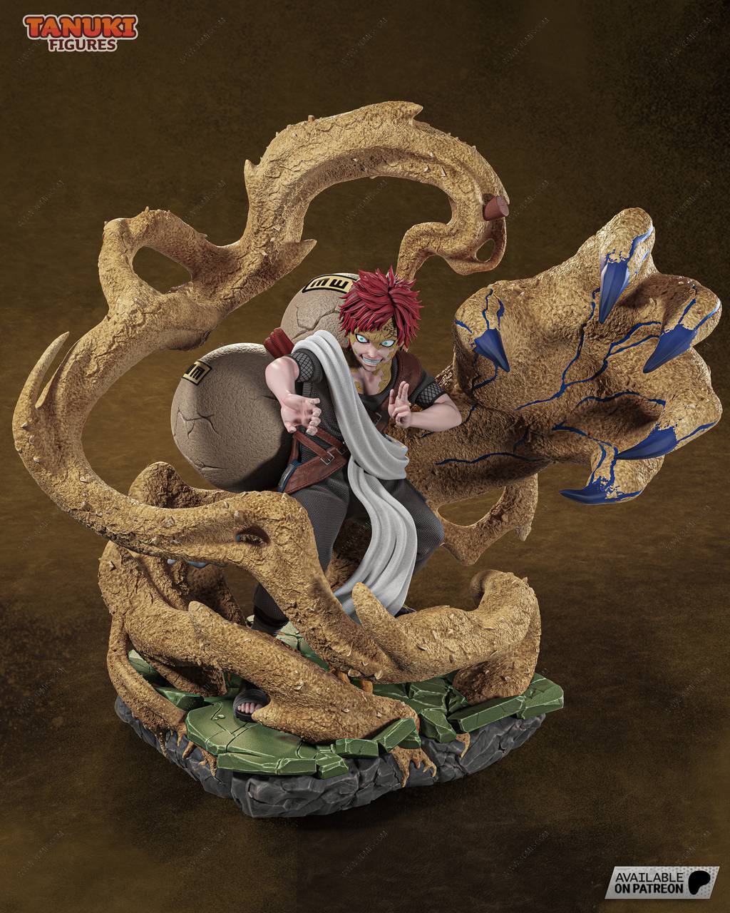 P站图纸印象馆 Tanuki Figures 火影忍者 我爱罗 Tanuki Figures 火影忍者 我爱罗