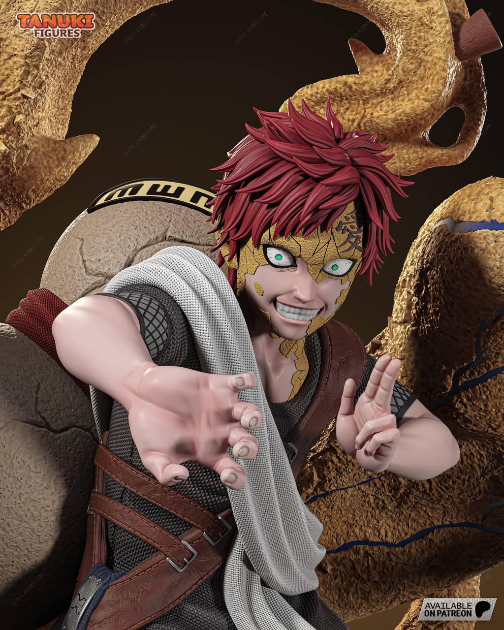 P站图纸印象馆 Tanuki Figures 火影忍者 我爱罗 Tanuki Figures 火影忍者 我爱罗