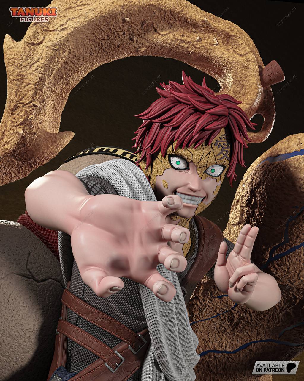 P站图纸印象馆 Tanuki Figures 火影忍者 我爱罗 Tanuki Figures 火影忍者 我爱罗