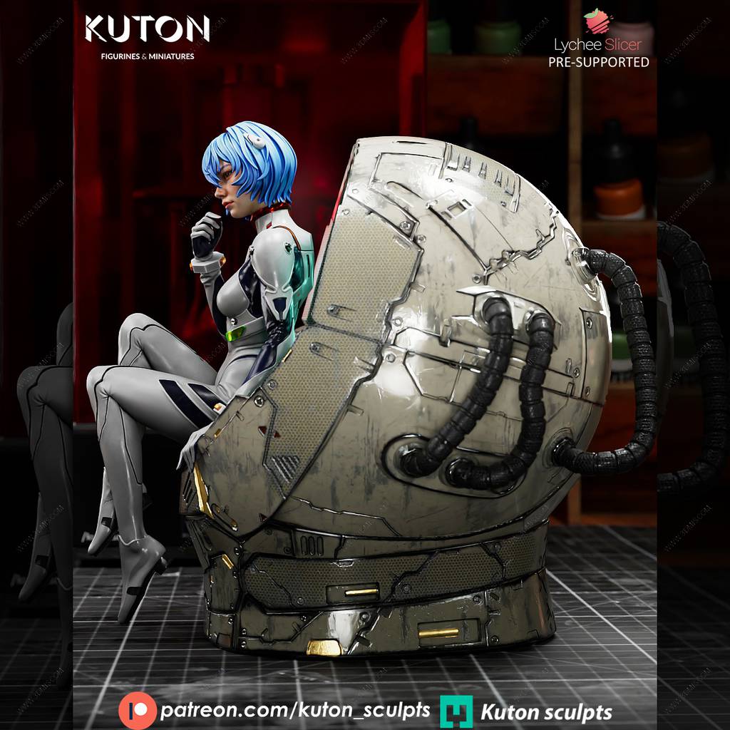 P站图纸印象馆 KUTON 新世纪福音战士 绫波丽 KUTON 新世纪福音战士 绫波丽