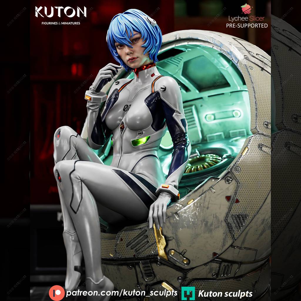 P站图纸印象馆 KUTON 新世纪福音战士 绫波丽 KUTON 新世纪福音战士 绫波丽