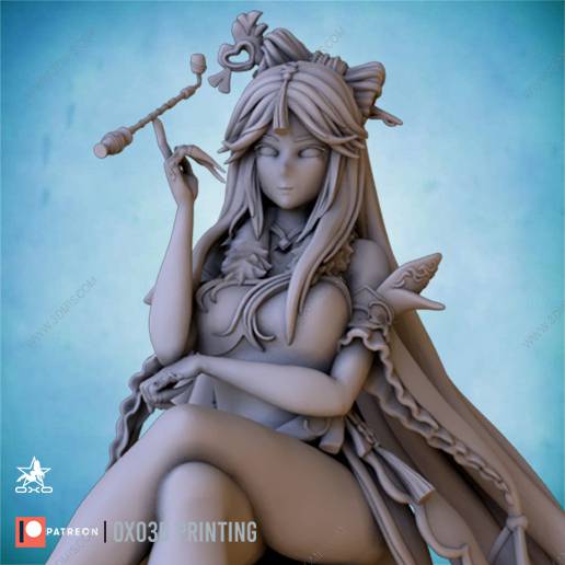 P站图纸印象馆 OXO3D 原神 凝光 OXO3D 原神 凝光