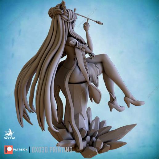 P站图纸印象馆 OXO3D 原神 凝光 OXO3D 原神 凝光