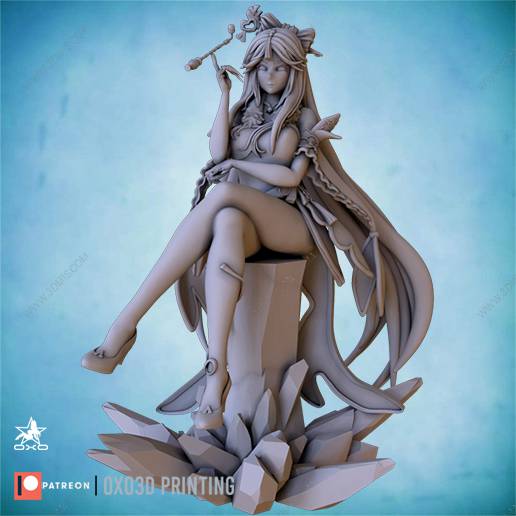 P站图纸印象馆 OXO3D 原神 凝光 OXO3D 原神 凝光