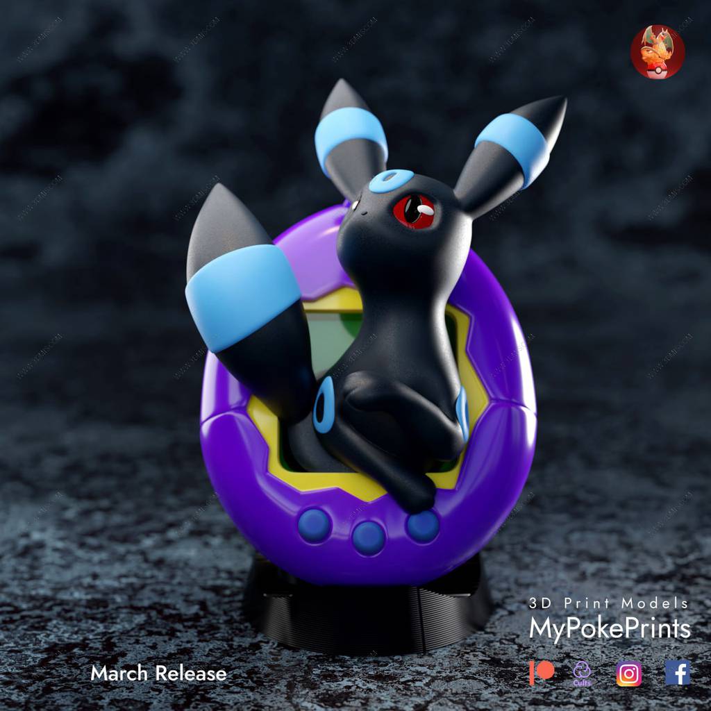 P站图纸印象馆 口袋妖怪 月亮伊布 口袋妖怪 月亮伊布