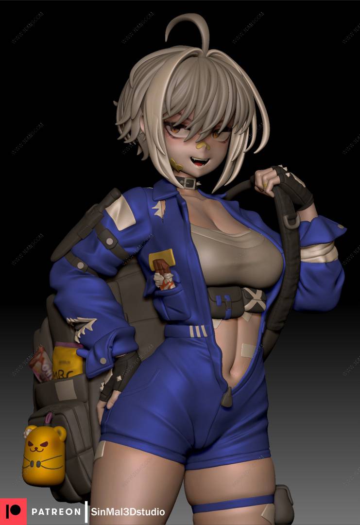 P站图纸印象馆 Sin3Dstudio 胜利女神:妮姬 莫莉 Sin3Dstudio 胜利女神:妮姬 莫莉