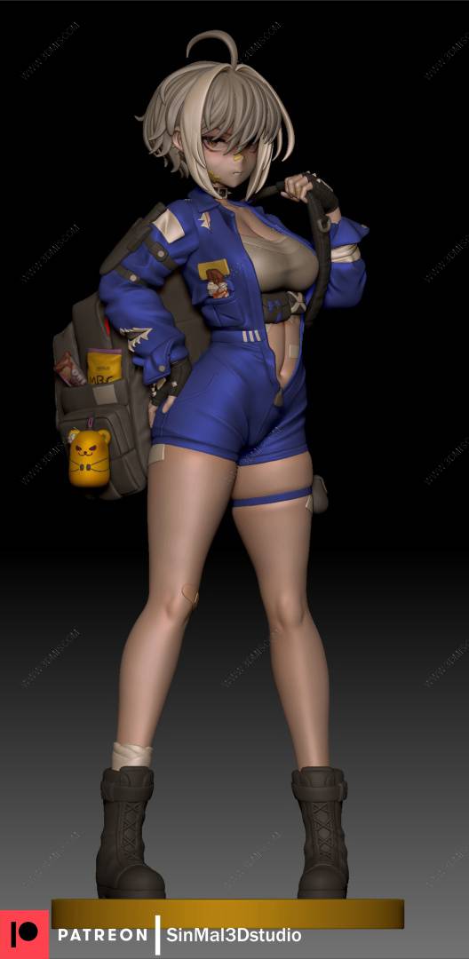 P站图纸印象馆 Sin3Dstudio 胜利女神:妮姬 莫莉 Sin3Dstudio 胜利女神:妮姬 莫莉