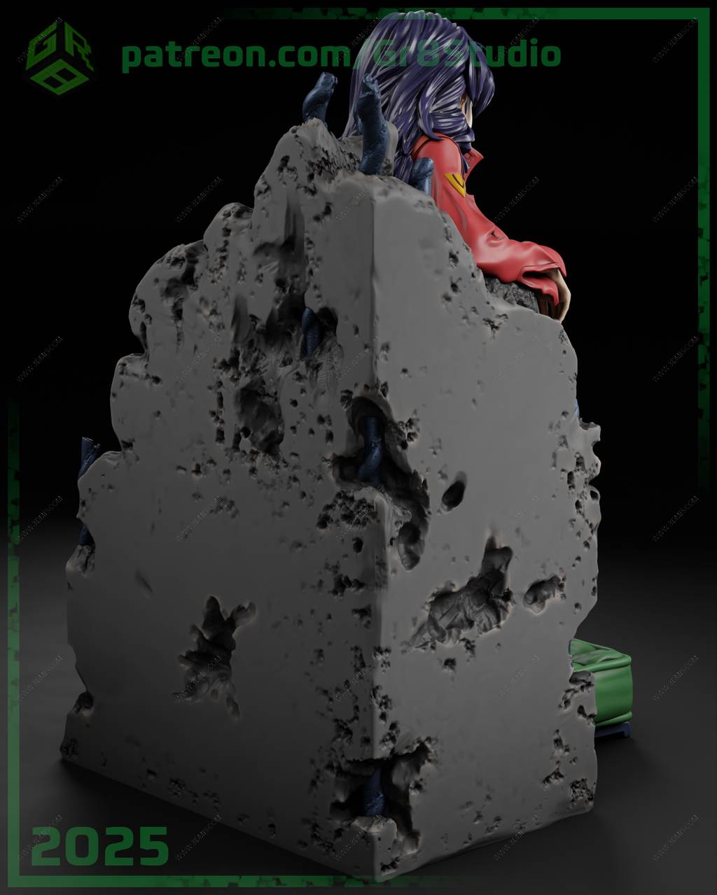 P站图纸印象馆 新世纪福音战士 葛城美里 新世纪福音战士 葛城美里