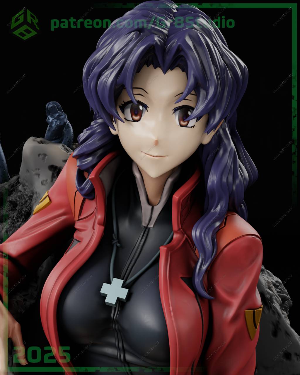 P站图纸印象馆 新世纪福音战士 葛城美里 新世纪福音战士 葛城美里