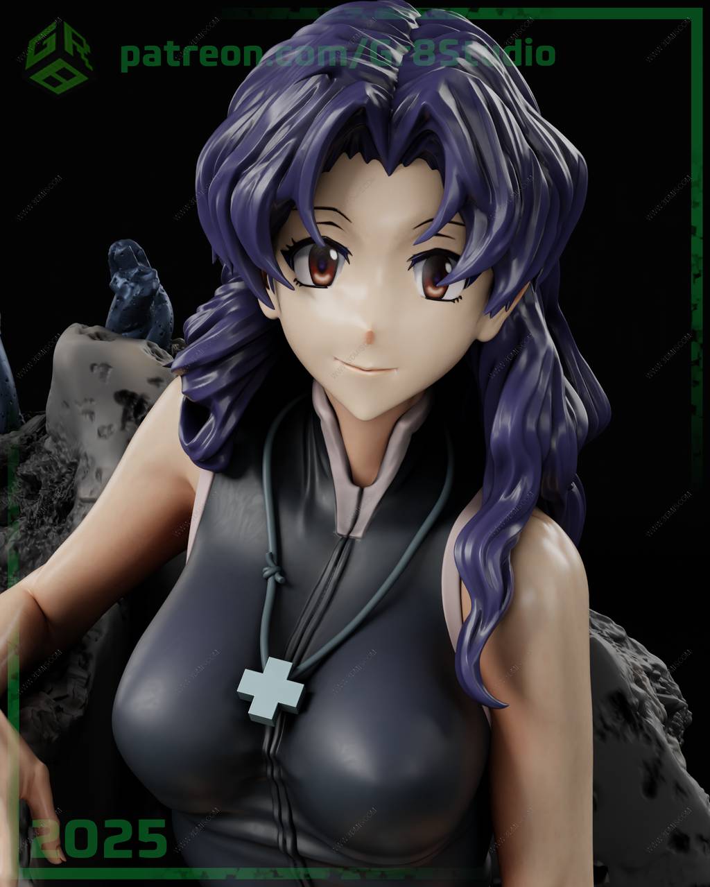 P站图纸印象馆 新世纪福音战士 葛城美里 新世纪福音战士 葛城美里