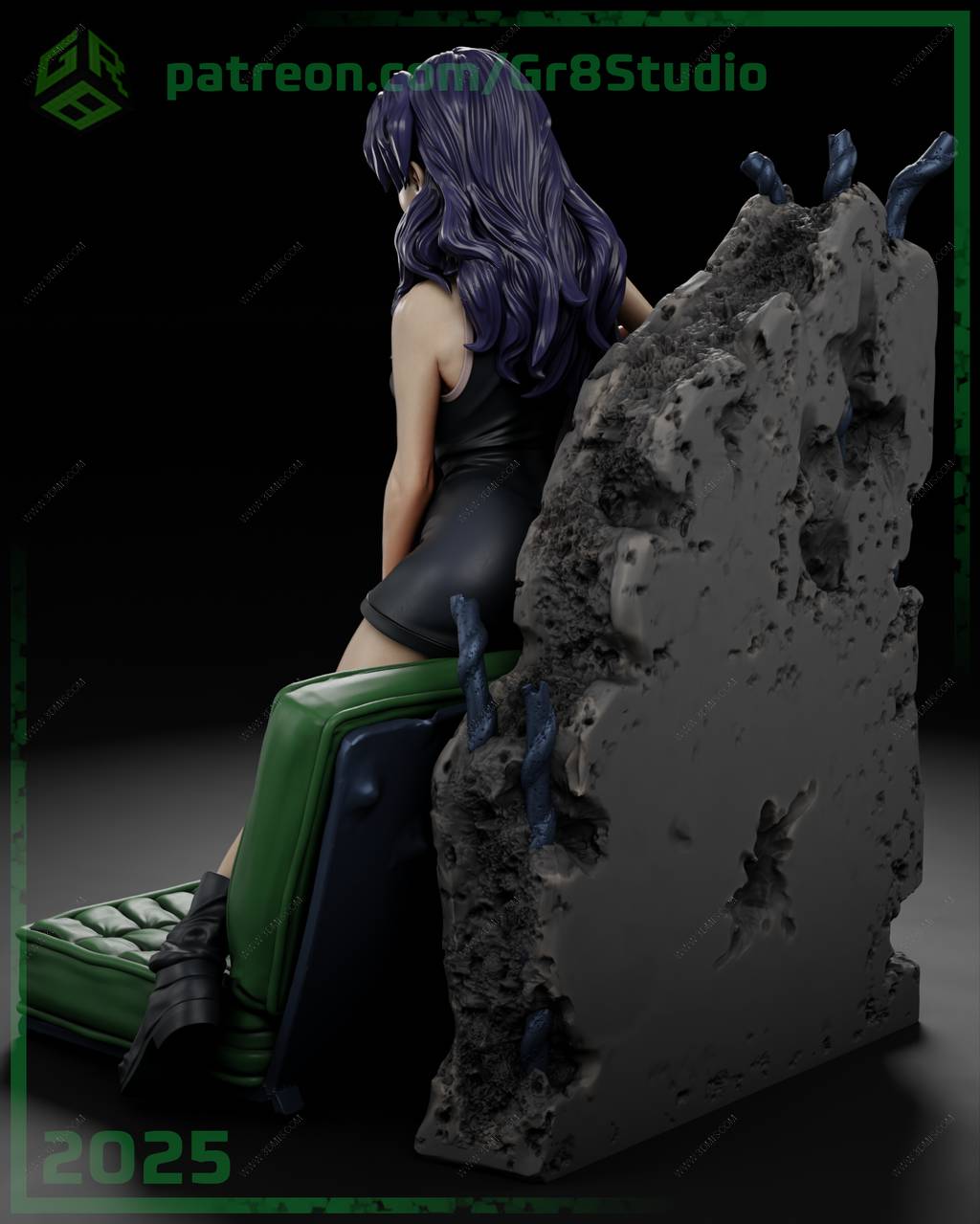 P站图纸印象馆 新世纪福音战士 葛城美里 新世纪福音战士 葛城美里