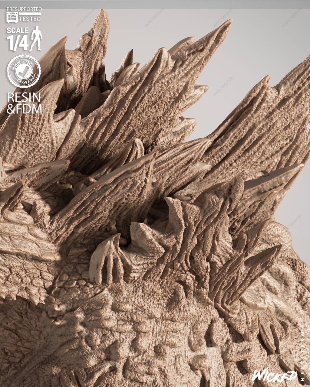 P站图纸印象馆 3DWicked 哥斯拉大战金刚 哥斯拉 3DWicked 哥斯拉大战金刚 哥斯拉