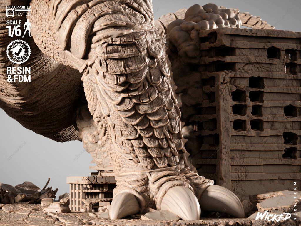 P站图纸印象馆 3DWicked 哥斯拉大战金刚 哥斯拉 3DWicked 哥斯拉大战金刚 哥斯拉