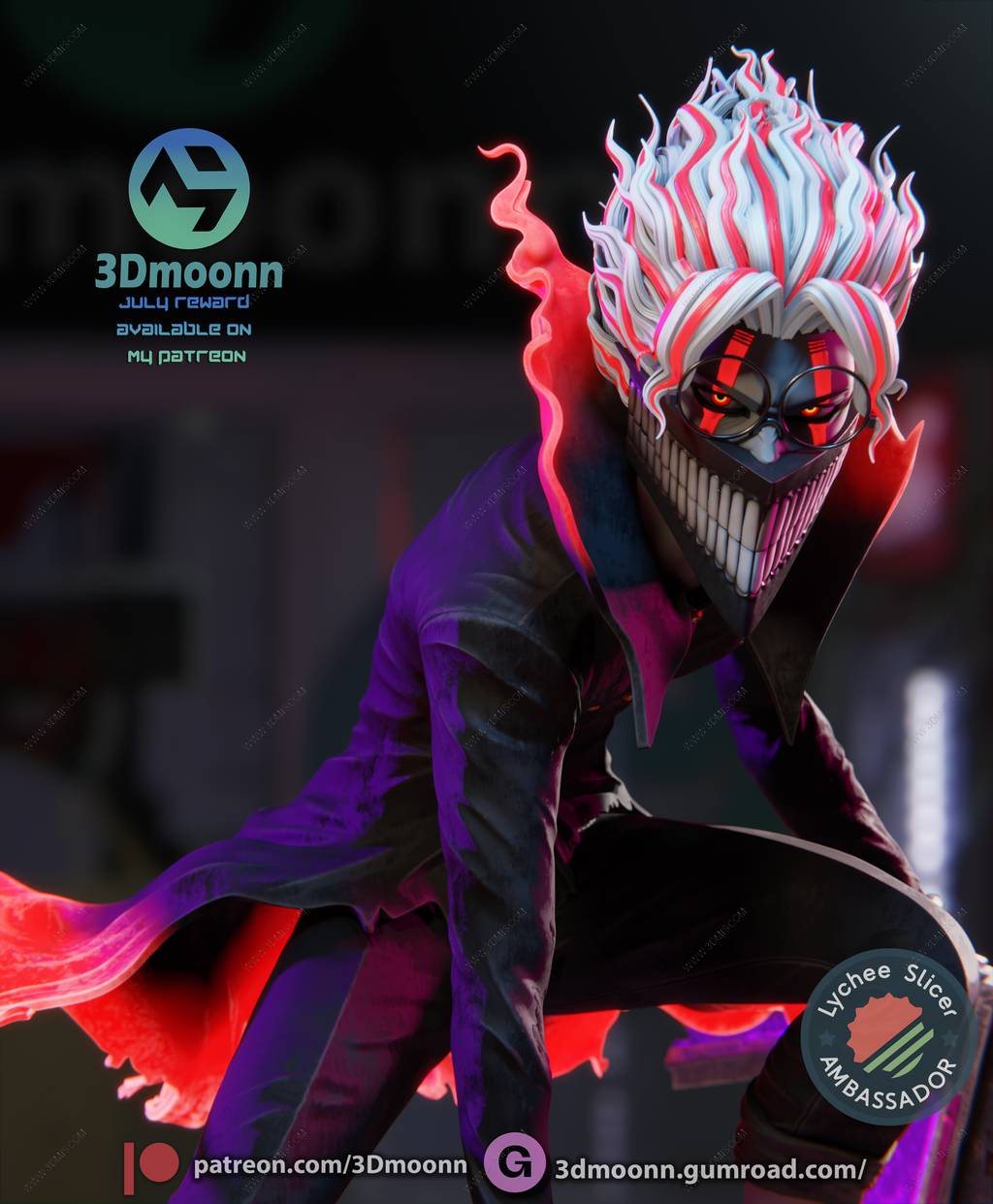 P站图纸印象馆 3Dmoonn 当哒当 高仓健 3Dmoonn 当哒当 高仓健