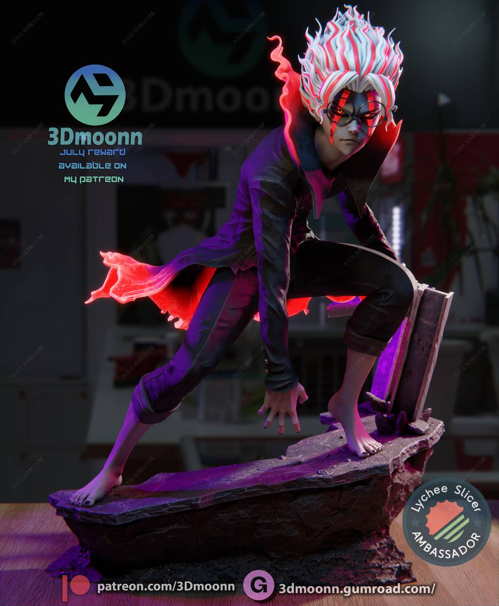 P站图纸印象馆 3Dmoonn 当哒当 高仓健 3Dmoonn 当哒当 高仓健