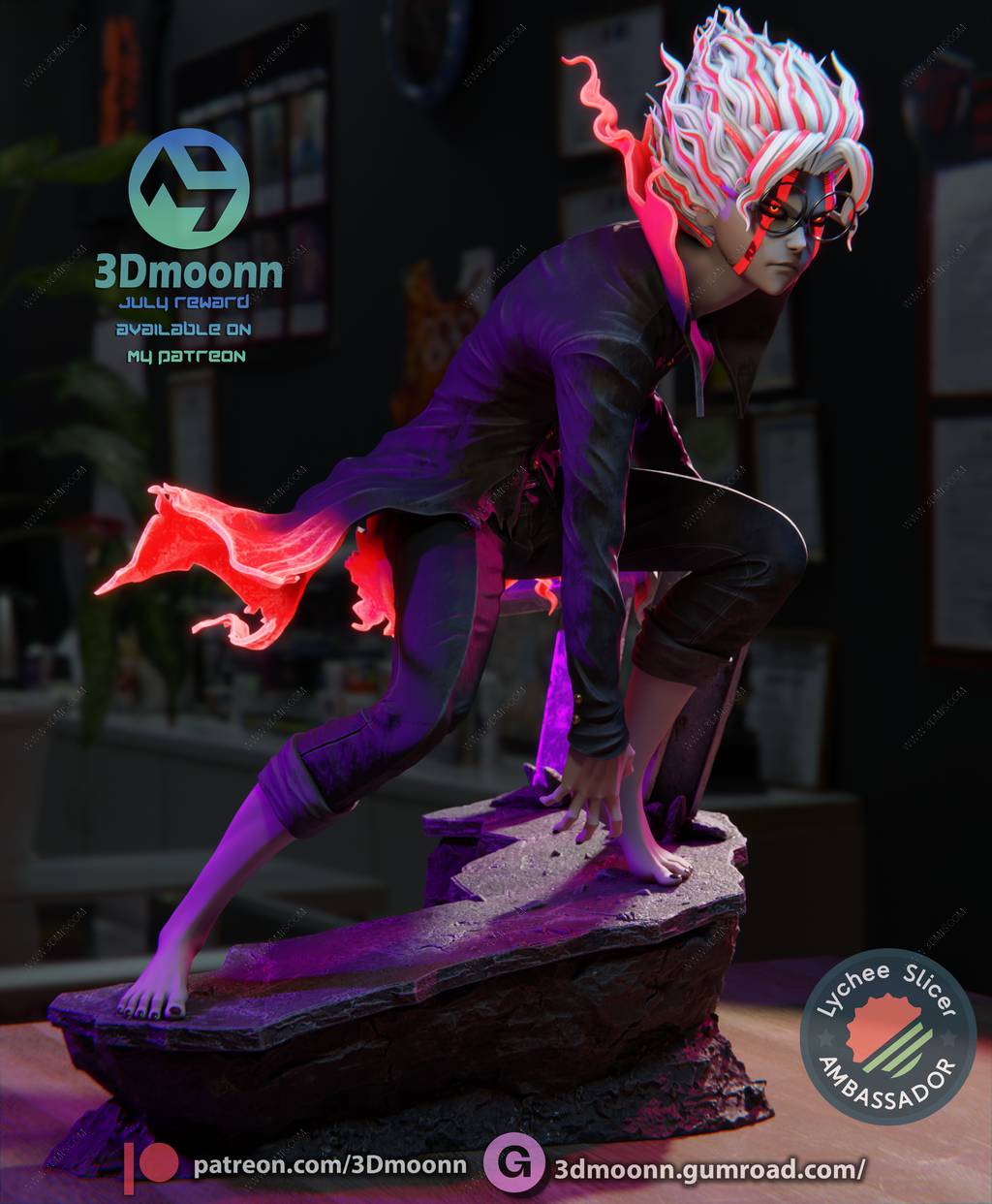 P站图纸印象馆 3Dmoonn 当哒当 高仓健 3Dmoonn 当哒当 高仓健