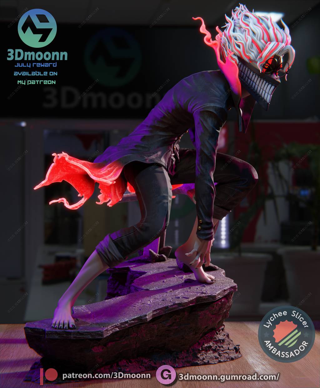 P站图纸印象馆 3Dmoonn 当哒当 高仓健 3Dmoonn 当哒当 高仓健