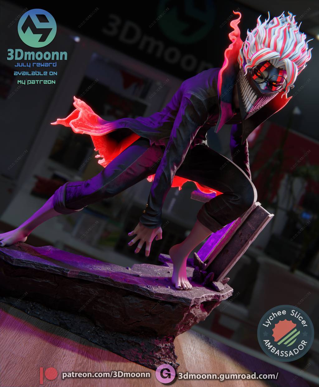 P站图纸印象馆 3Dmoonn 当哒当 高仓健 3Dmoonn 当哒当 高仓健