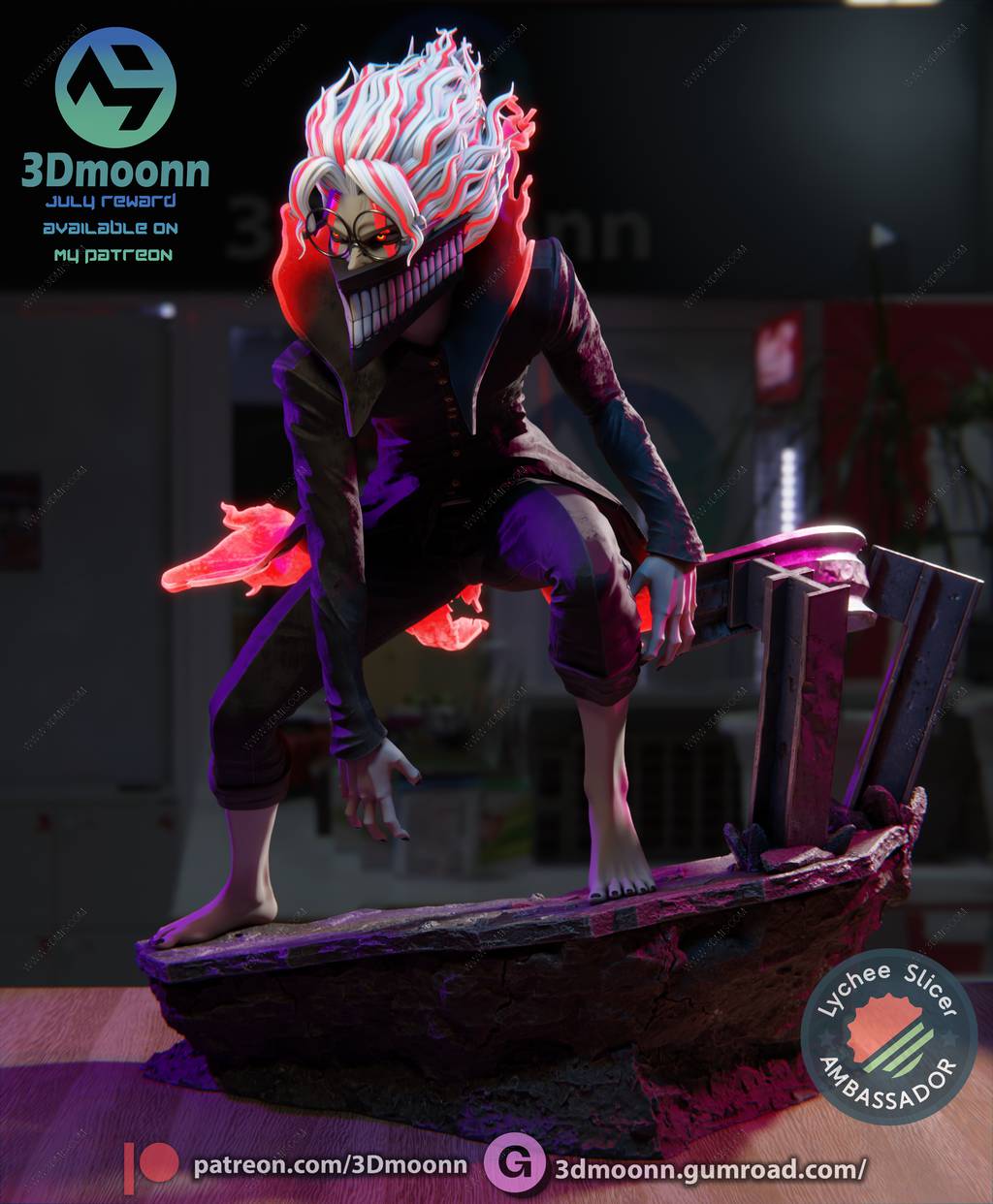 P站图纸印象馆 3Dmoonn 当哒当 高仓健 3Dmoonn 当哒当 高仓健