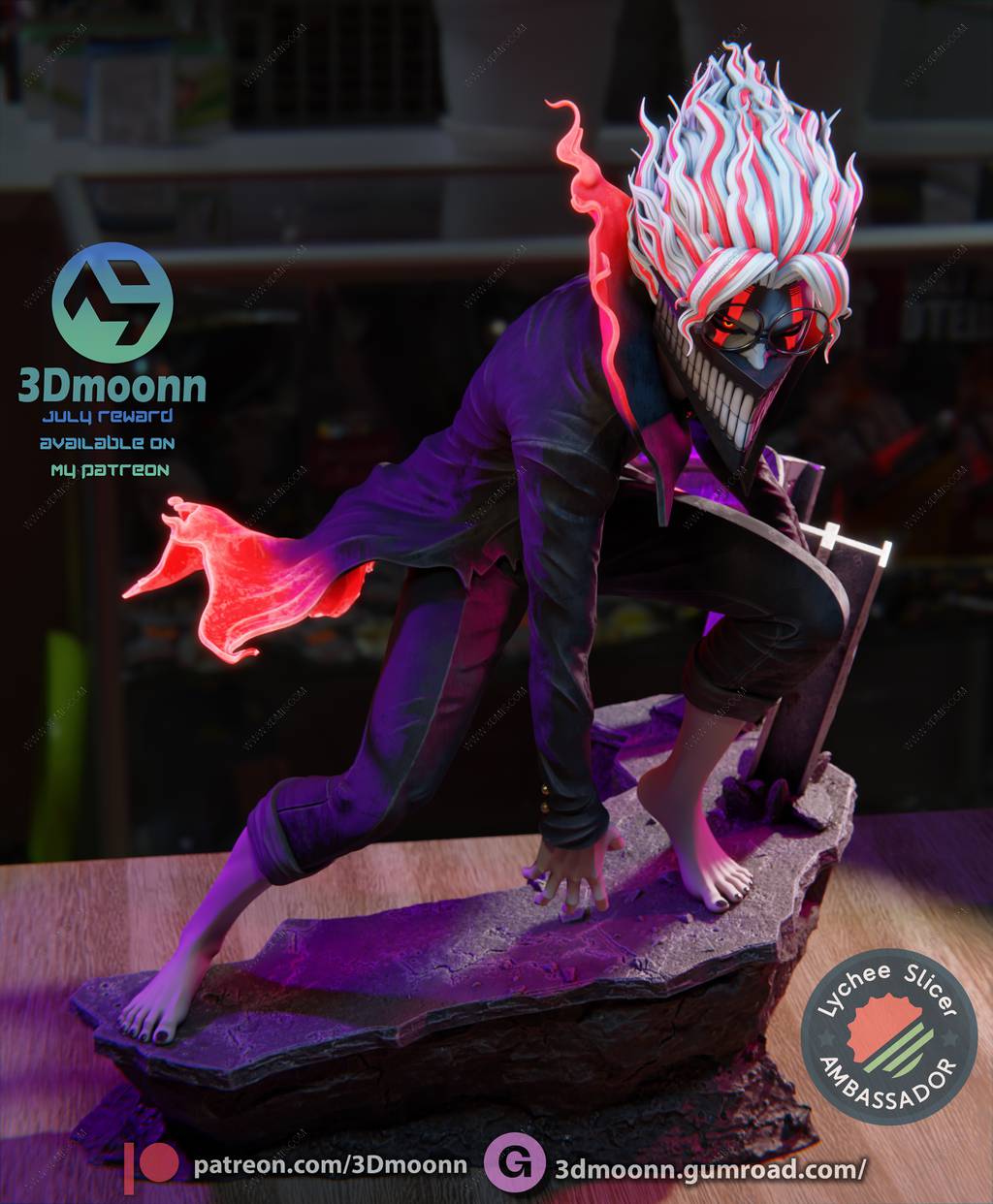 P站图纸印象馆 3Dmoonn 当哒当 高仓健 3Dmoonn 当哒当 高仓健