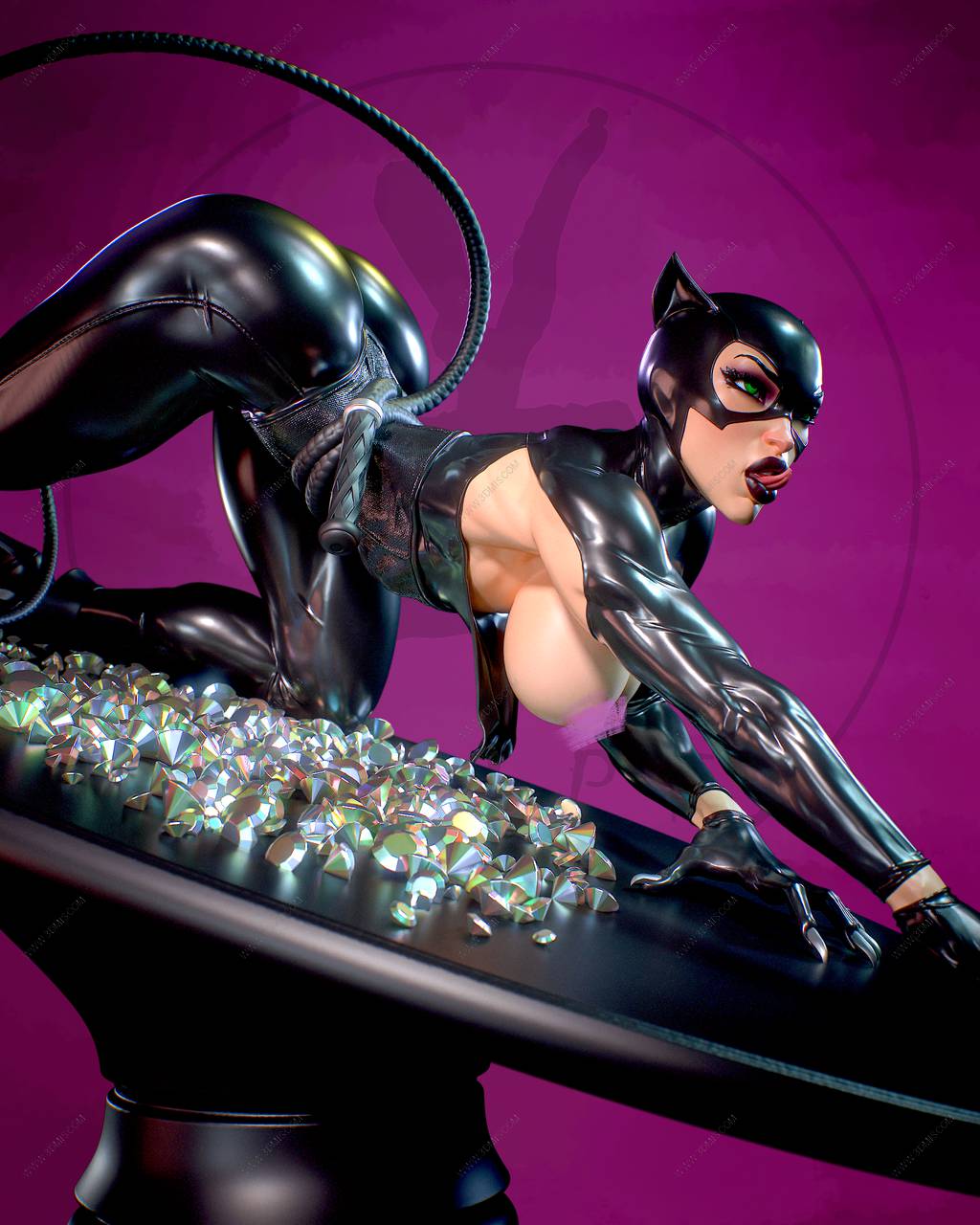 P站图纸印象馆 Yan H DC漫画 猫女 Yan H DC漫画 猫女