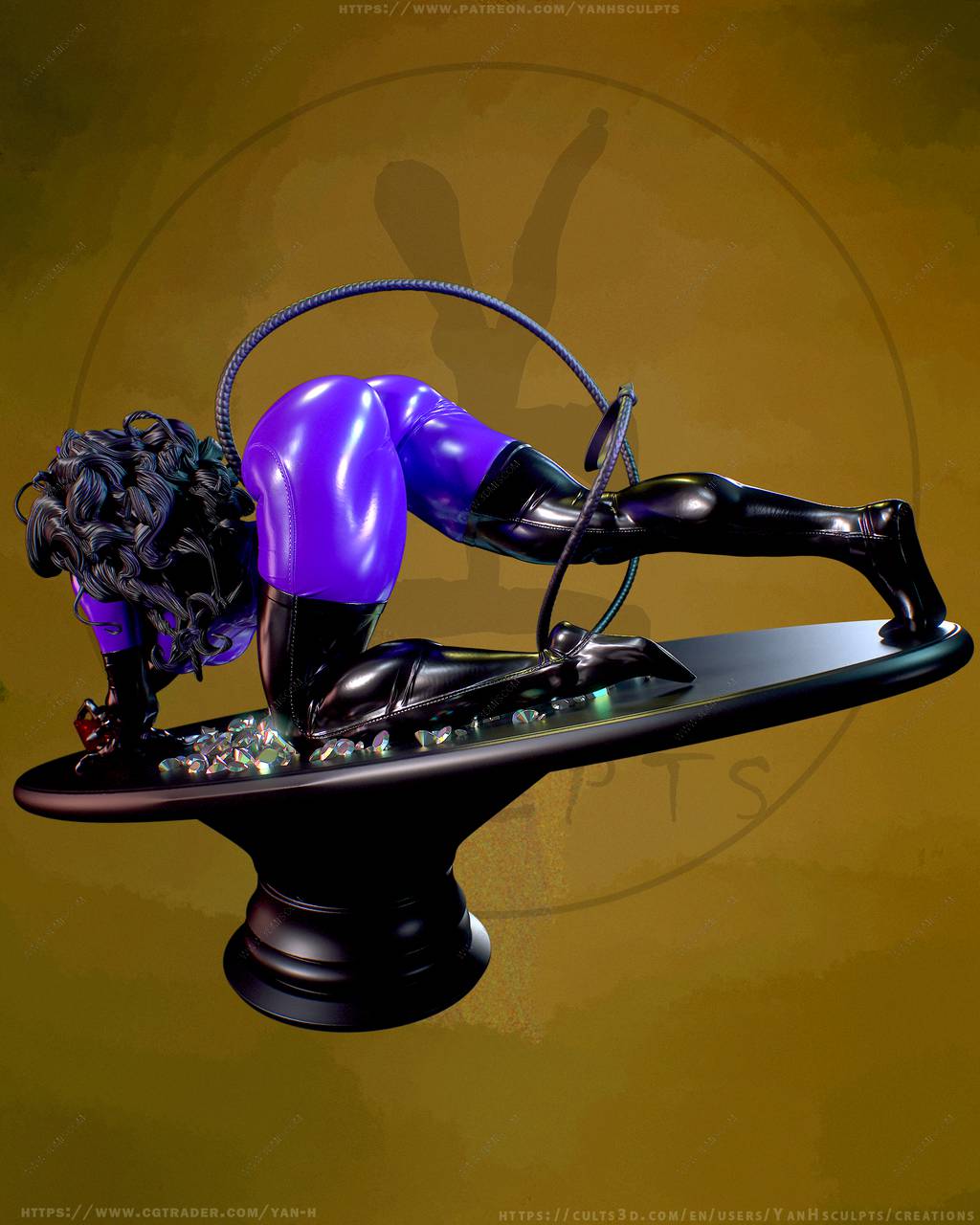 P站图纸印象馆 Yan H DC漫画 猫女 Yan H DC漫画 猫女