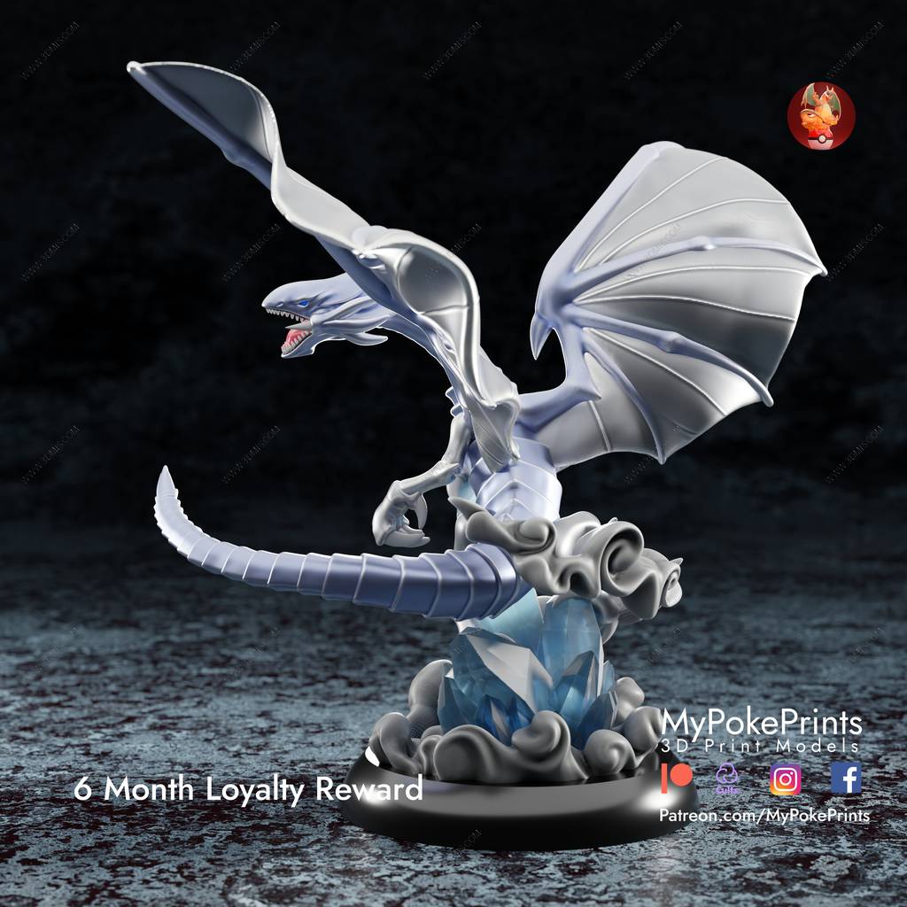 P站图纸印象馆 口袋妖怪 青眼白龍 口袋妖怪 青眼白龍