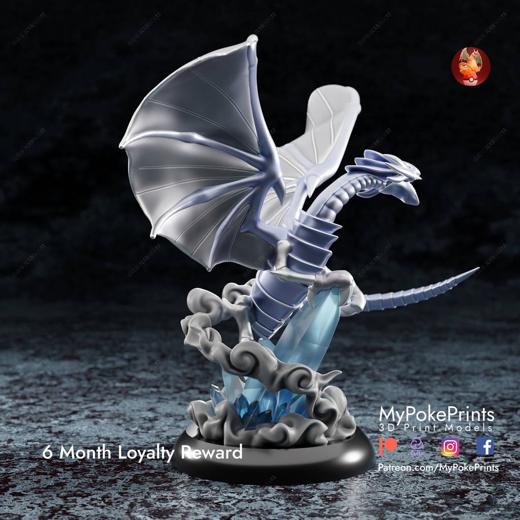 P站图纸印象馆 口袋妖怪 青眼白龍 口袋妖怪 青眼白龍