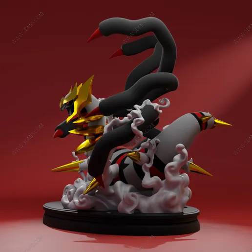 P站图纸印象馆 口袋妖怪 骑拉帝纳 口袋妖怪 骑拉帝纳