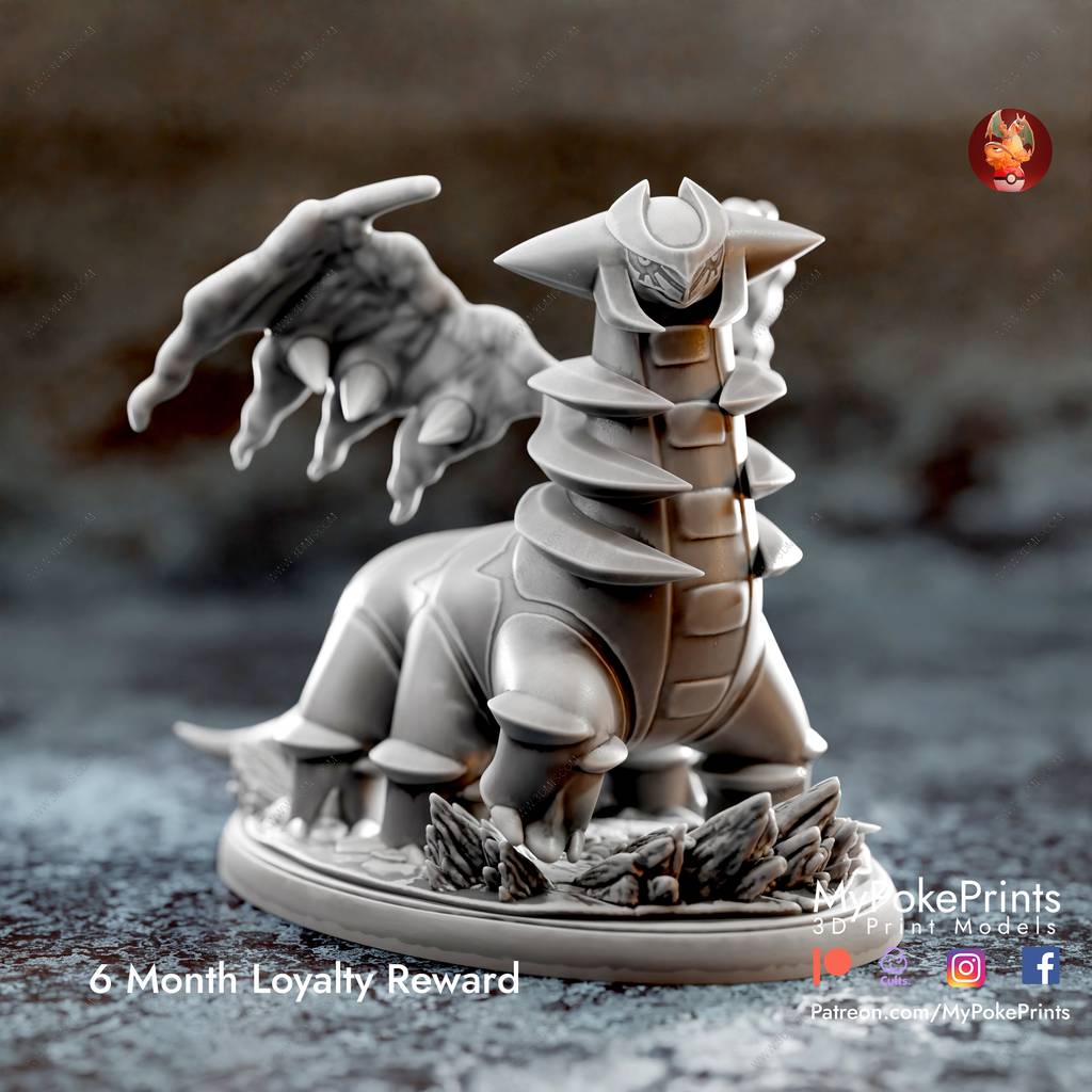 P站图纸印象馆 口袋妖怪 骑拉帝纳 口袋妖怪 骑拉帝纳