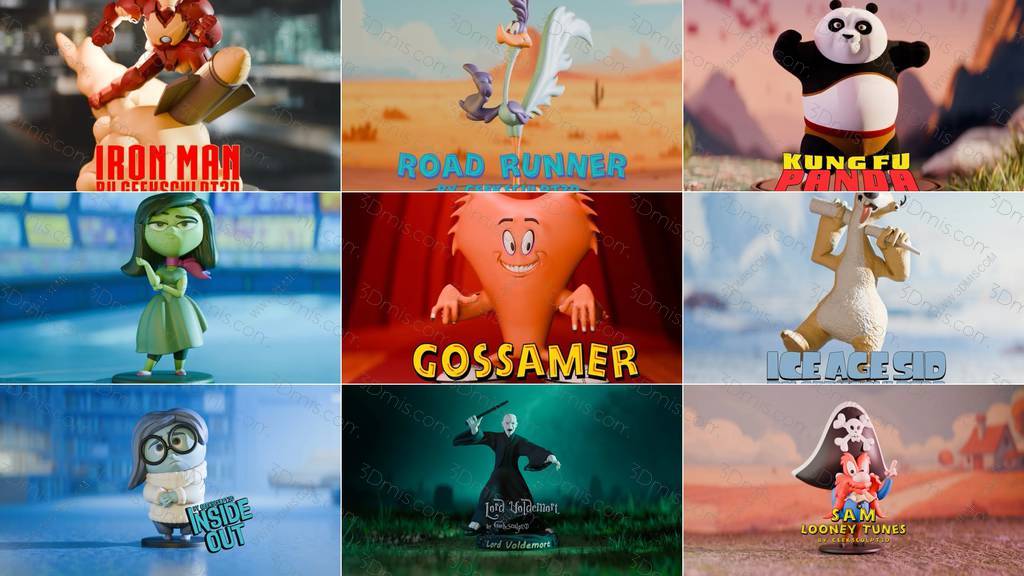 P站图纸印象馆 卡通人物合集 卡通人物合集