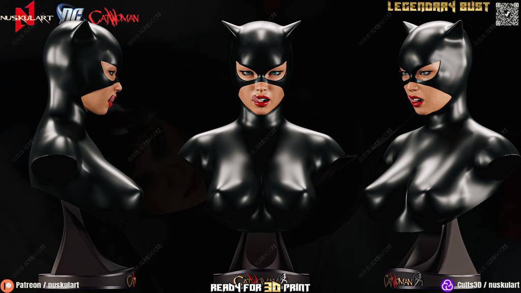 P站图纸印象馆 Nuskul Art DC漫画 猫女 Nuskul Art DC漫画 猫女