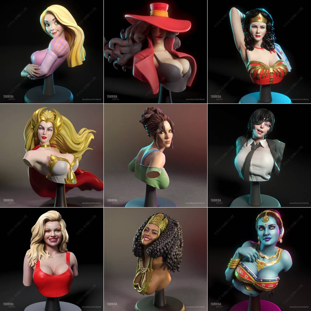 P站图纸印象馆 Torrida 半身像合集 Torrida 半身像合集