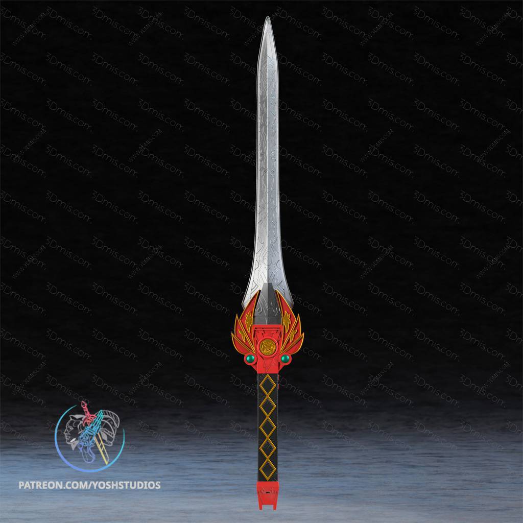 P站图纸印象馆 Yosh 超凡战队 红战士 威力剑 Yosh 超凡战队 红战士 威力剑