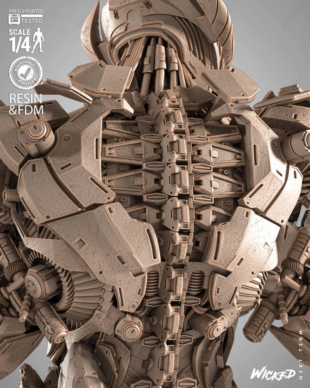 P站图纸印象馆 3DWicked 漫威 奥创 3DWicked 漫威 奥创